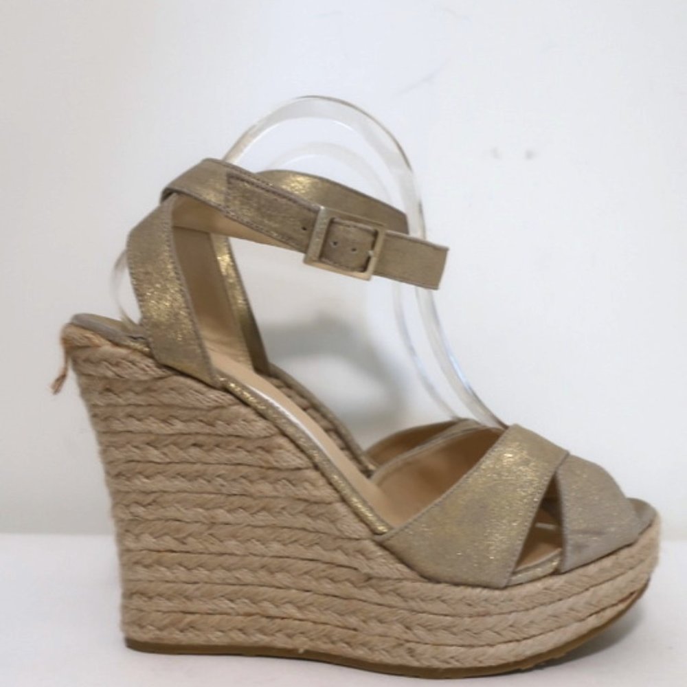 Jimmy Choo Phoenix Platform Espadrille Wedge - Picture 1 of 12